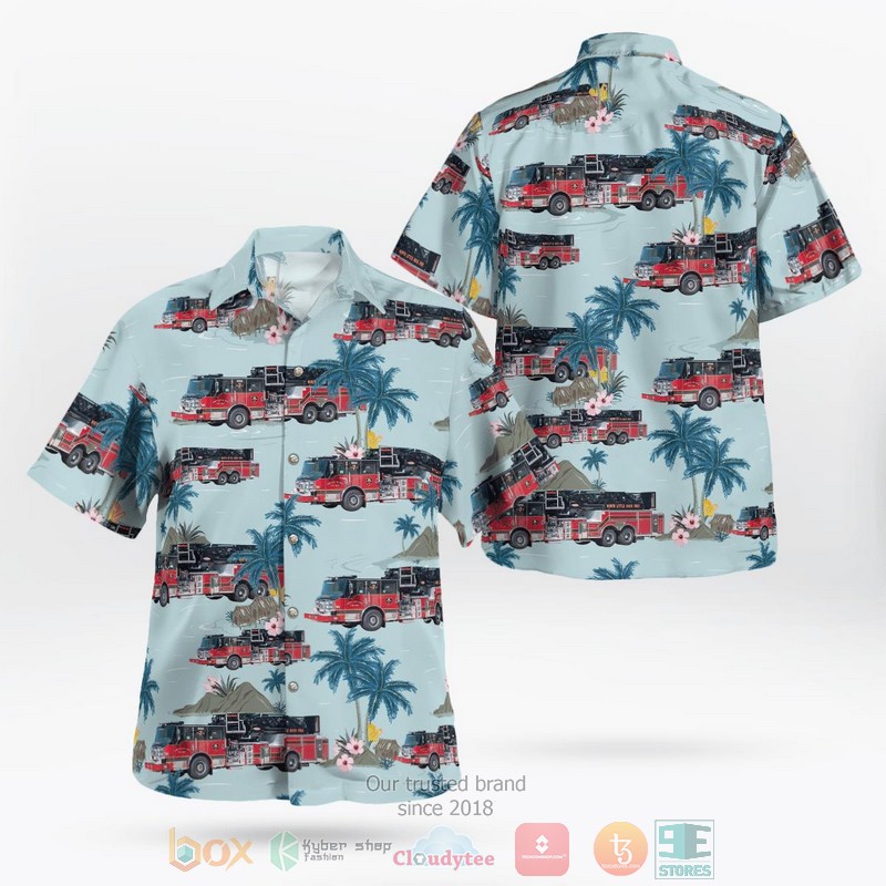 North Little Rock Fire Department Hawaiian Shirt