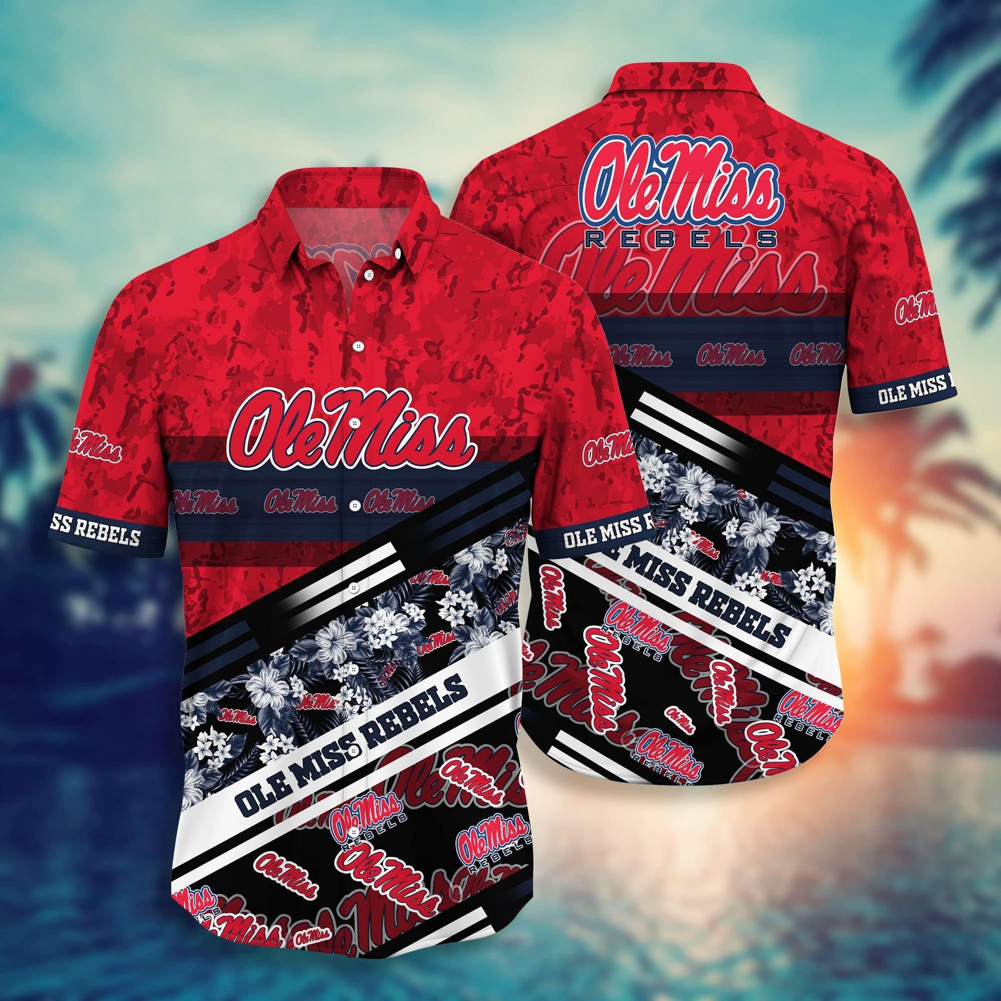 Ole Miss Rebels NCAA2 Hawaii Shirt Short Style Hot Trending Summer ...