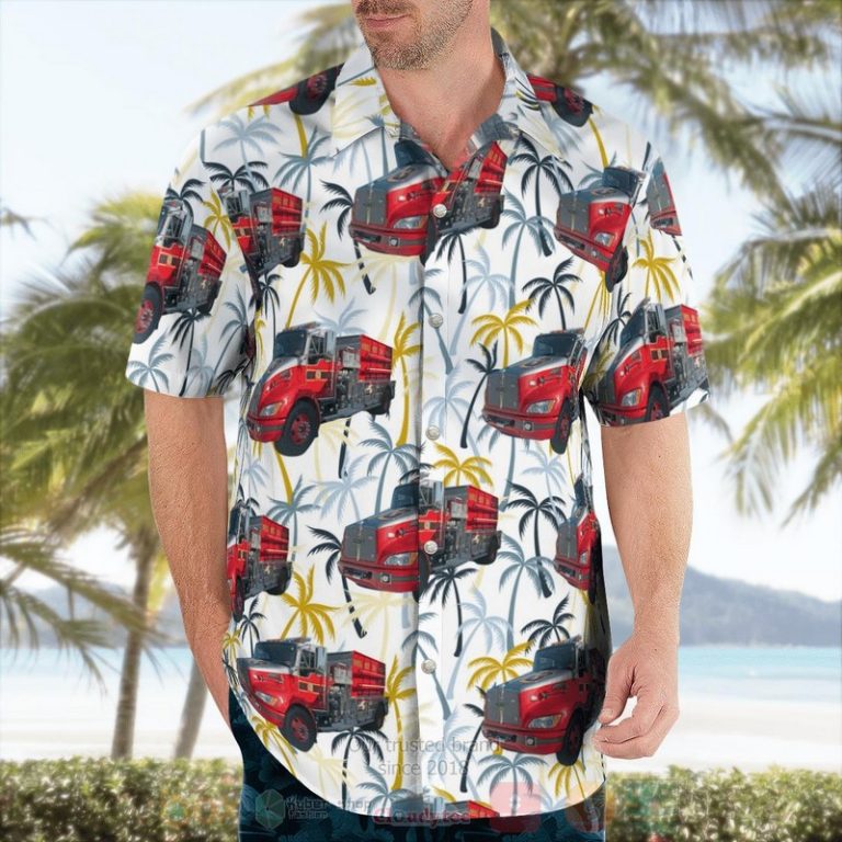 Osceola County Fire Rescue Florida Tanker Hawaiian Shirt - HomeFavo