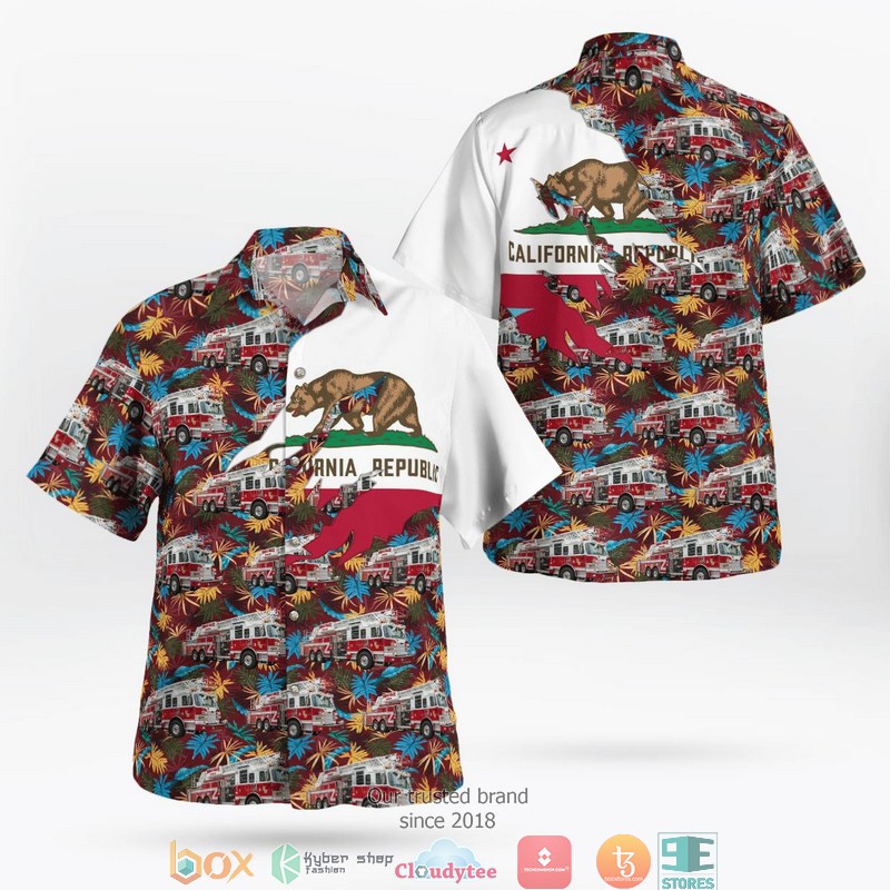 Pebble Beach Community Services District Cal Fire Hawaiian Shirt