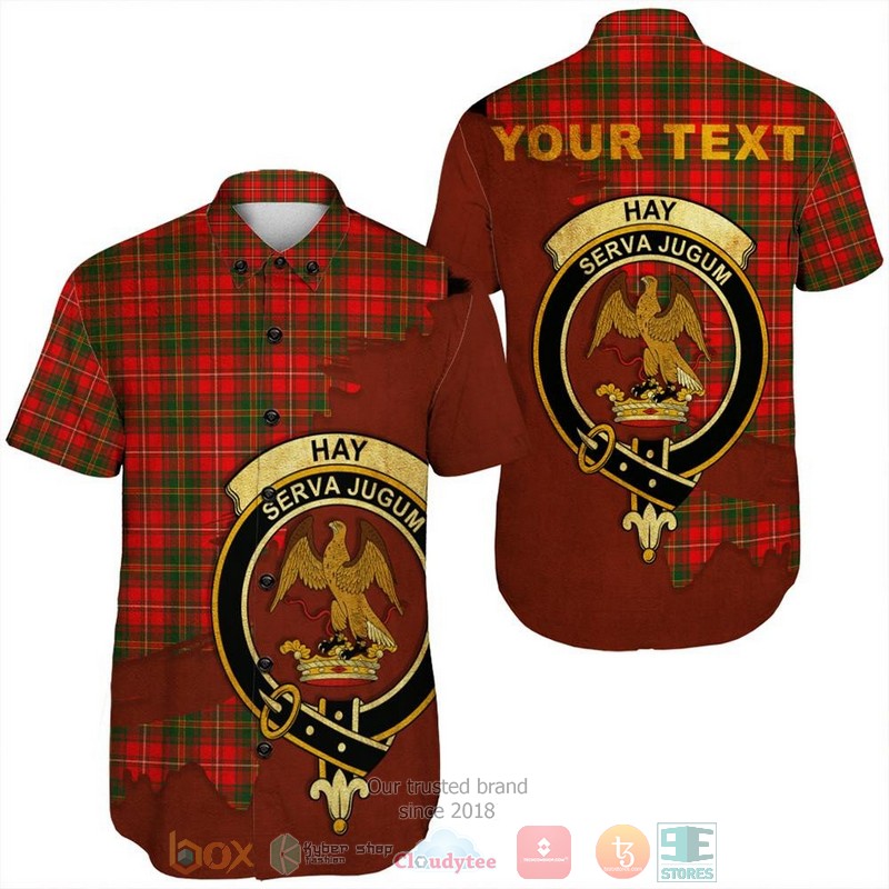 Personalized Henderson Ancient Tartan Crest Custom Hawaiian Shirt