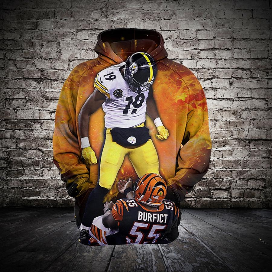 Pittsburgh Steelers Camo Hoodie MTE0100 - HomeFavo