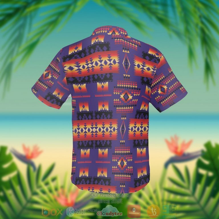 Purple Native Tribes Native American Hawaiian Shirt - HomeFavo
