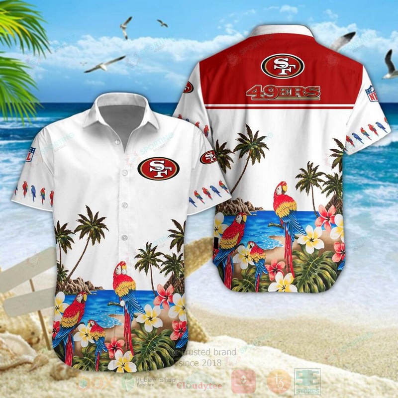 San Francisco 49Er Nfl Parrot Hawaiian Shirt - HomeFavo