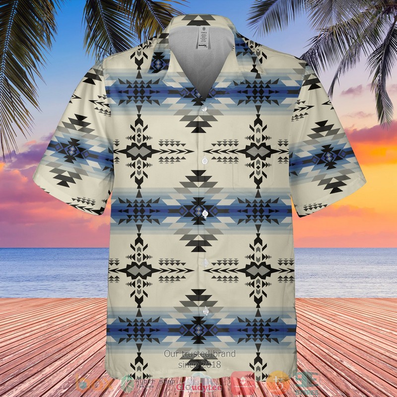 Seamless Geometric Pattern Hawaiian Shirt