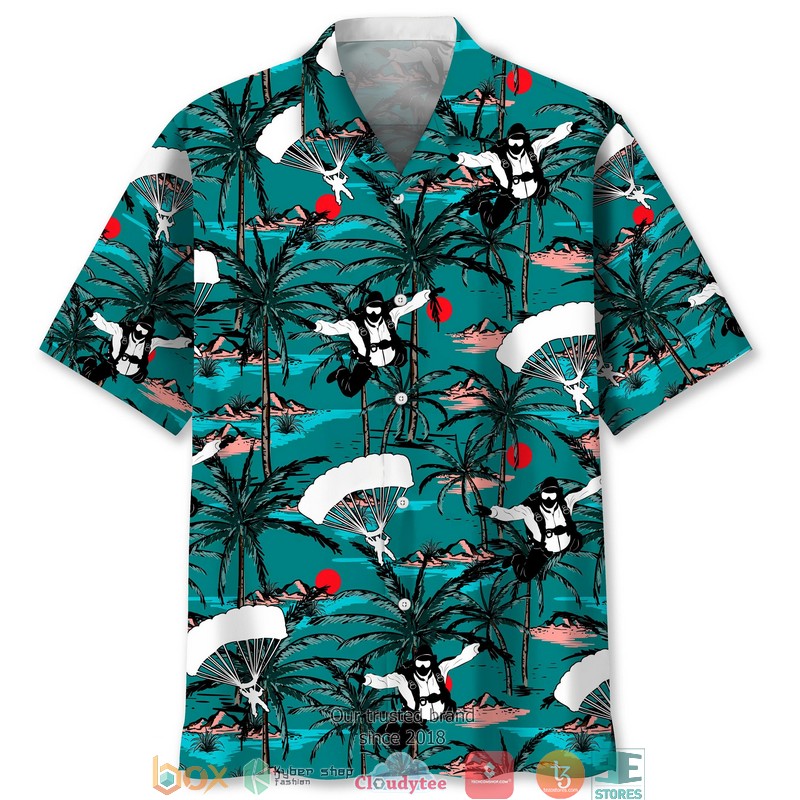 Skydiving Vintage Hawaiian Shirt