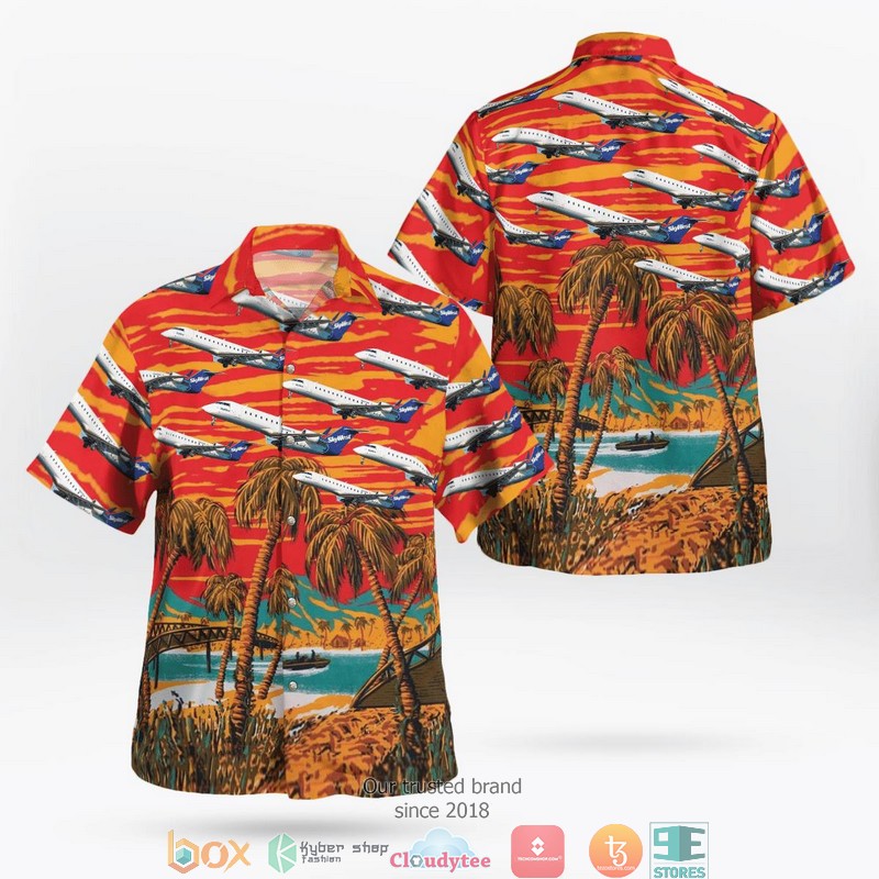 Skywest Crj 20Hawaiian Shirt