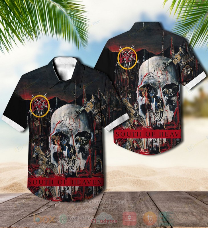 Slayer Band South Of Heaven Hawaiian Shirt