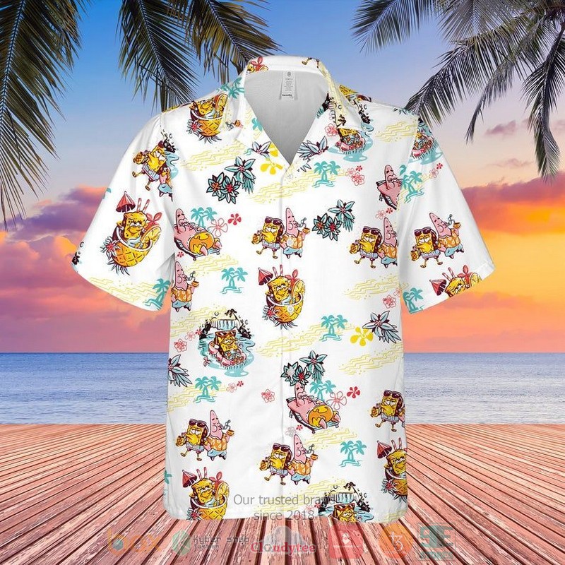 Spongebob Squarepants Summer Cartoon Peanuts Hawaiian Shirt