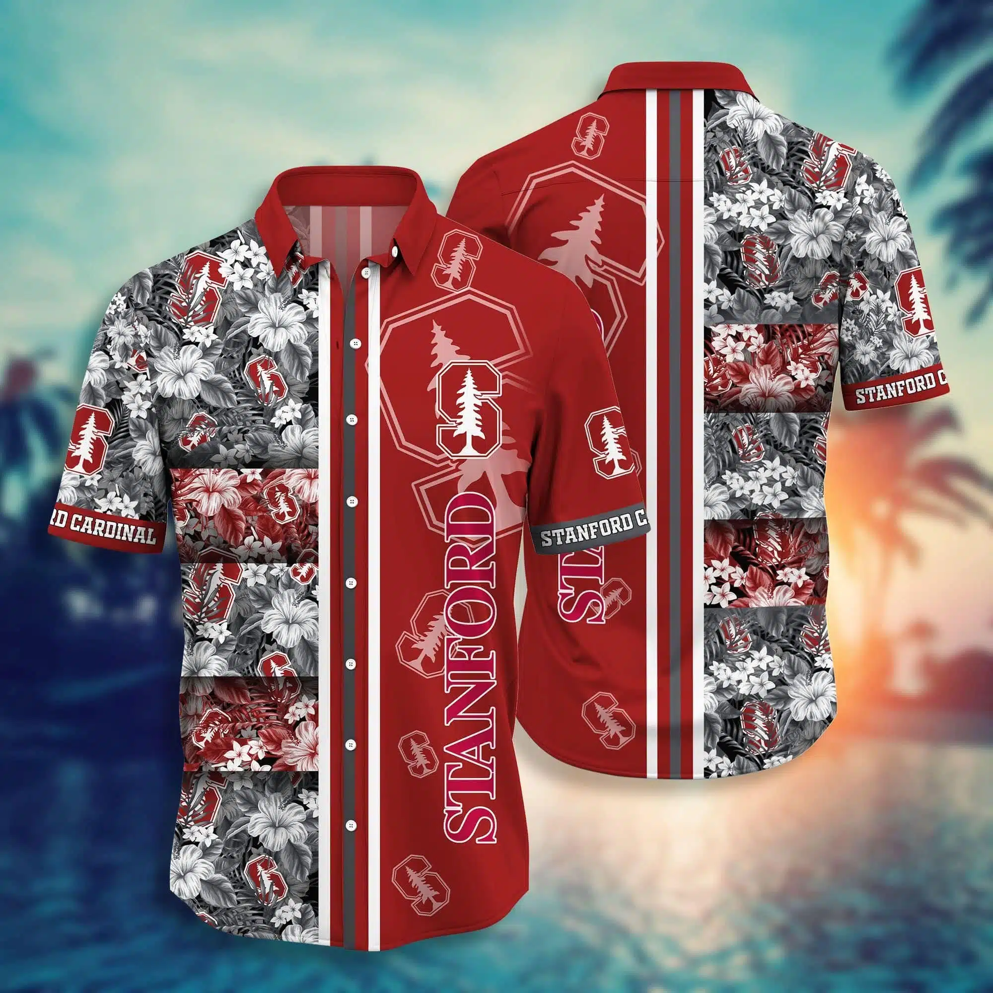 Stanford Cardinal NCAA1 Hawaii Shirt Short Style Hot TrendingSummer Hawaiian NCAA NH3HST 1