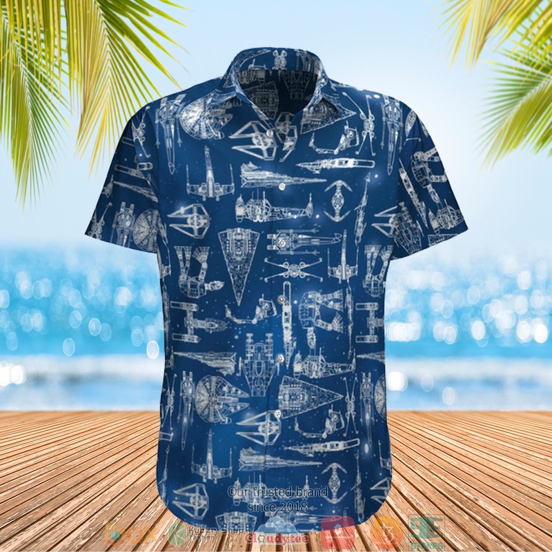 Star Wars Starship Hawaiian 3D Shirt - HomeFavo