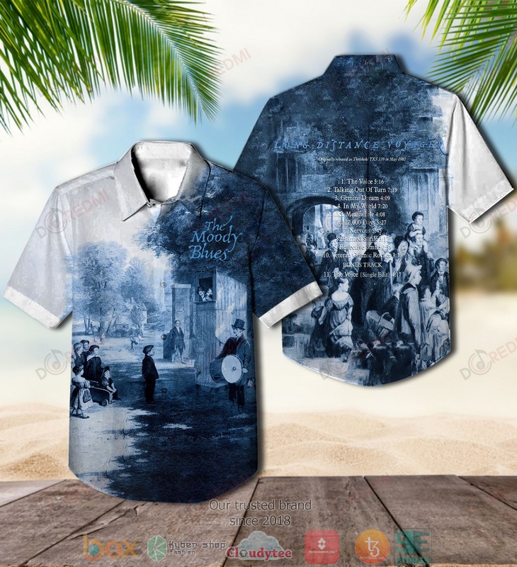 The Moody Blues Long Distance Voyager Hawaiian Shirt - HomeFavo