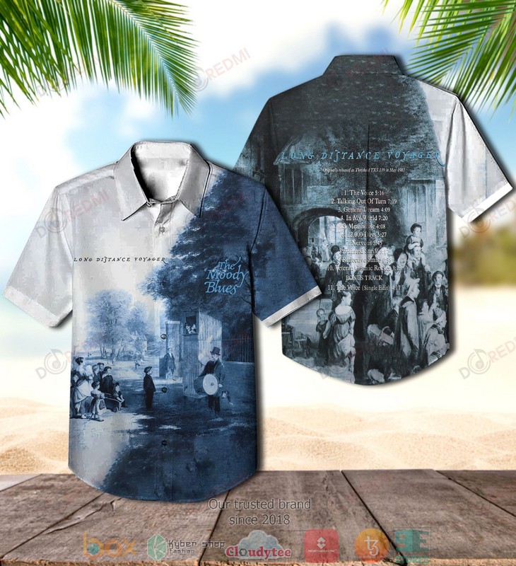 The Moody Blues Long Distance Voyager Short Sleeve Hawaiian Shirt ...