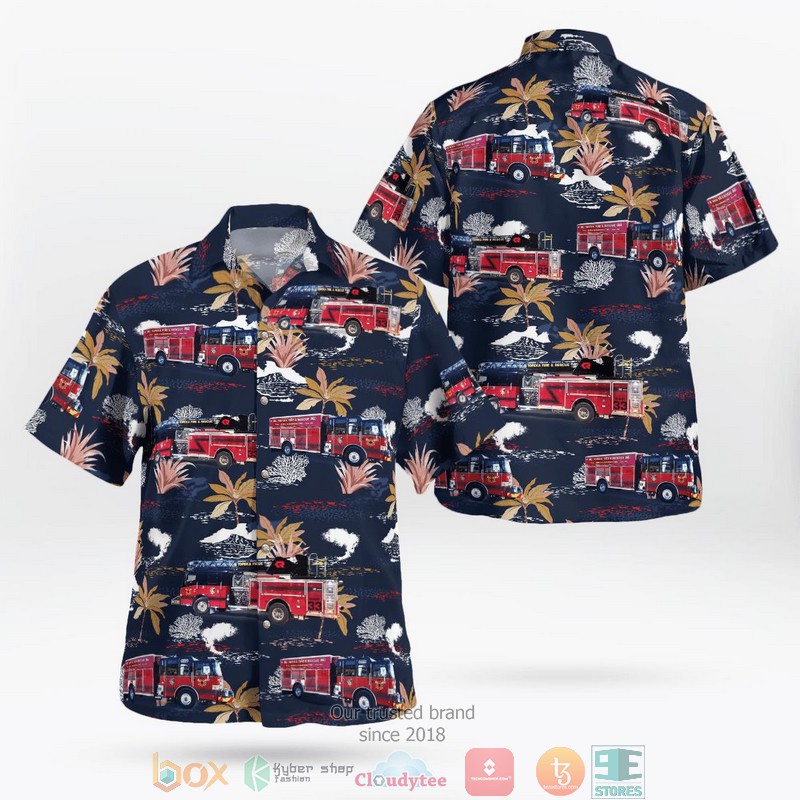 Topeka Volunteer Fire Department Hawaiian Shirt