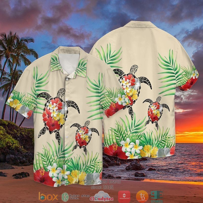 Turtle 4 Short Sleeve Hawaiian Shirt