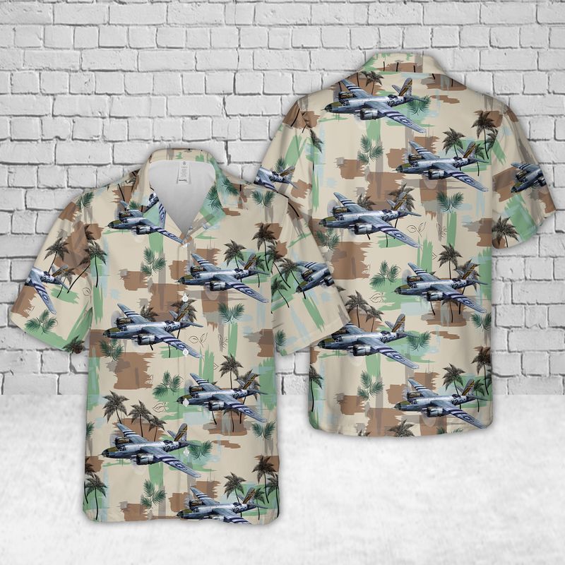 Us Air Forces Martin B 26 Marauder Dee Feater X2 A Ww2 Hawaiian Shirt