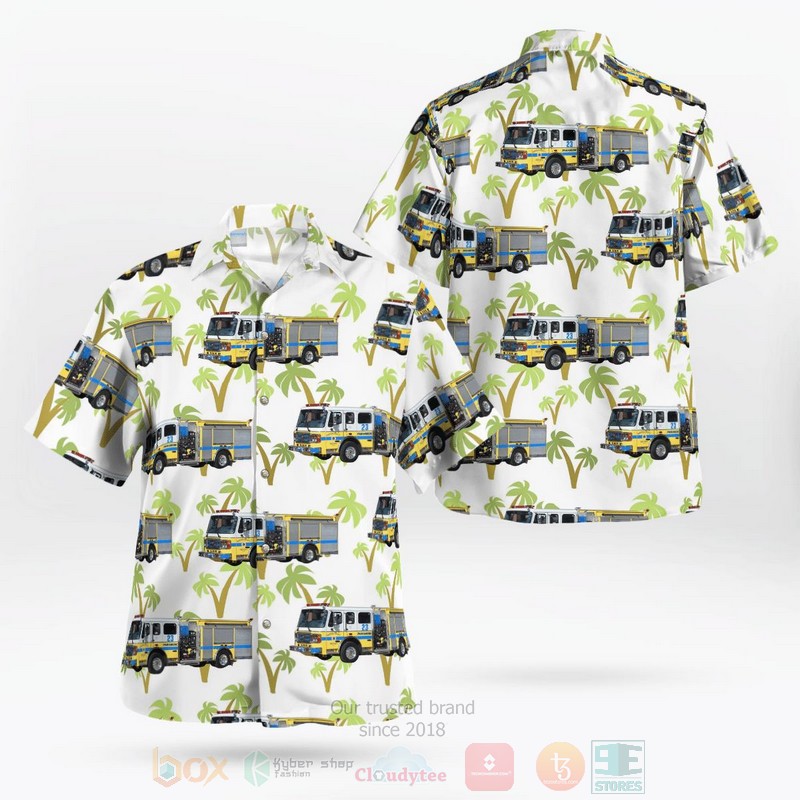 Ventura County Fire Department California Hawaiian Shirt