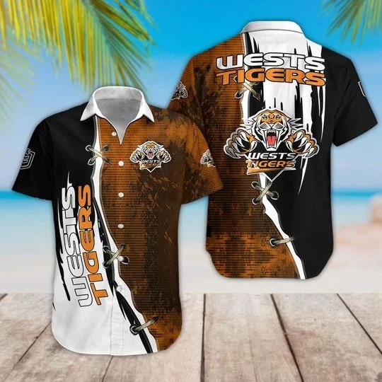 Wests Tigers Hawaiian Shirt