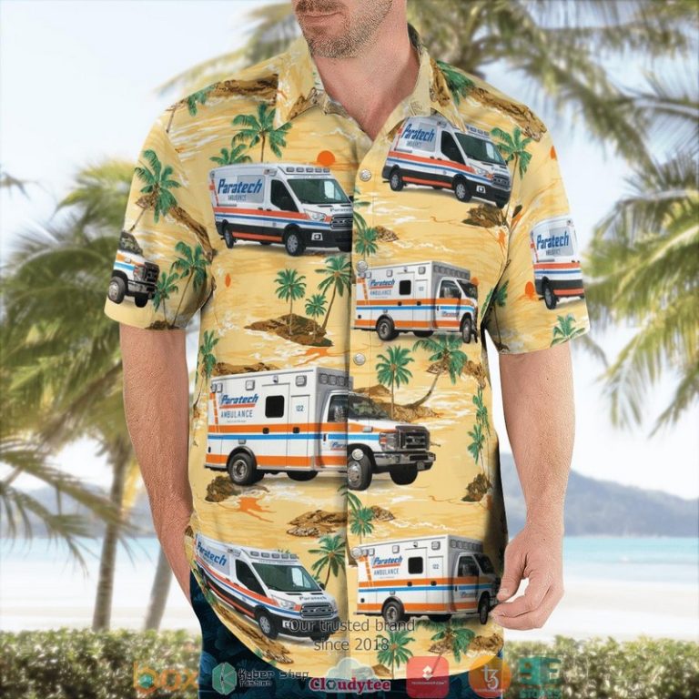 Wisconsin Paratech Ambulance Service Hawaii 3D Shirt - HomeFavo