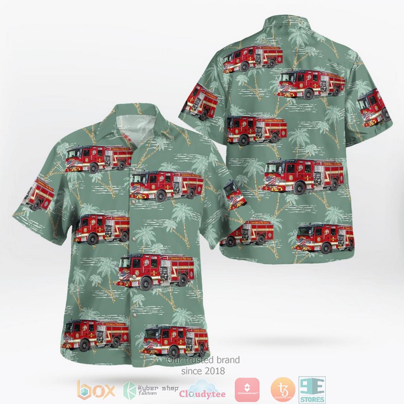 Zephyrhills Pasco County Florida Zephyrhills Fire Rescue Hawaiian Shirt