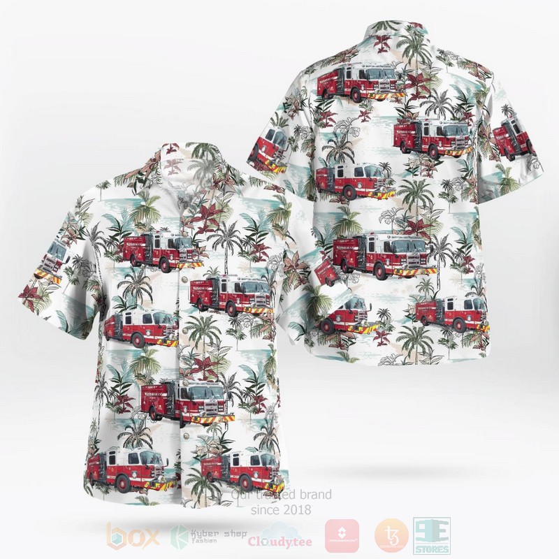 Zionsville Fire Department Hawaiian Shirt