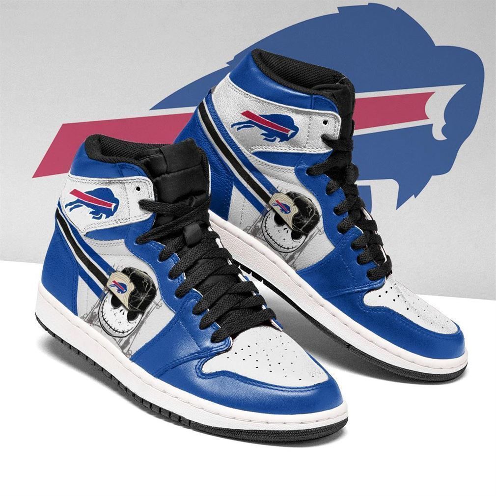 Buffalo Bills NFL White/Black Sneaker Boots HF03rs 02 - HomeFavo