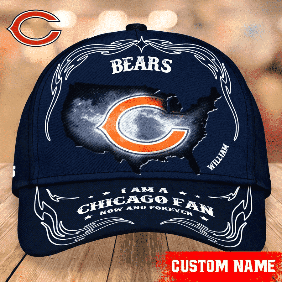 Chicago Bears Baseball Caps Custom Name - HomeFavo