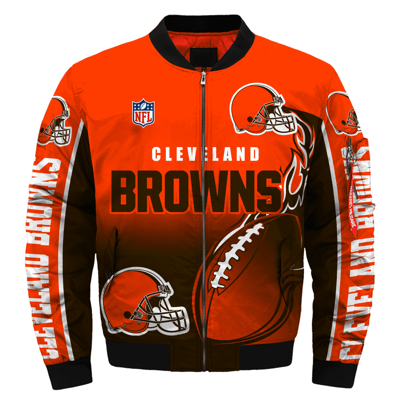 Cleveland Browns Bomber Jacket MTE03 - HomeFavo