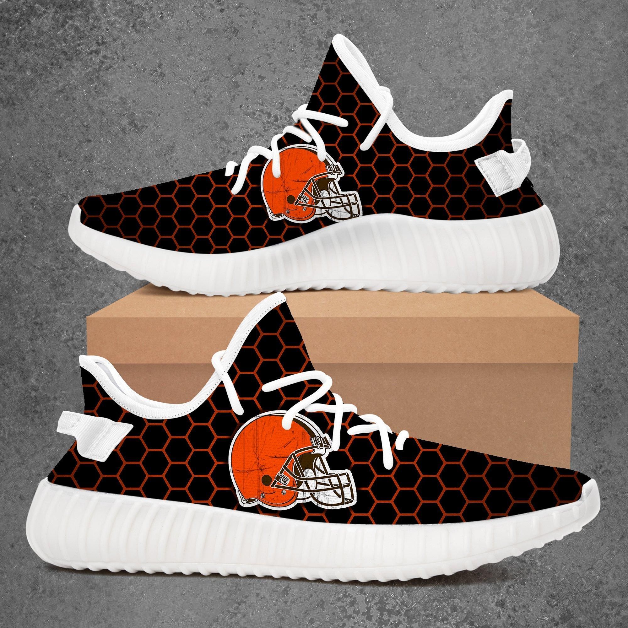 Cleveland Browns NFL Teams Sport Teams Full Print Yeezy-style Sneakers ...