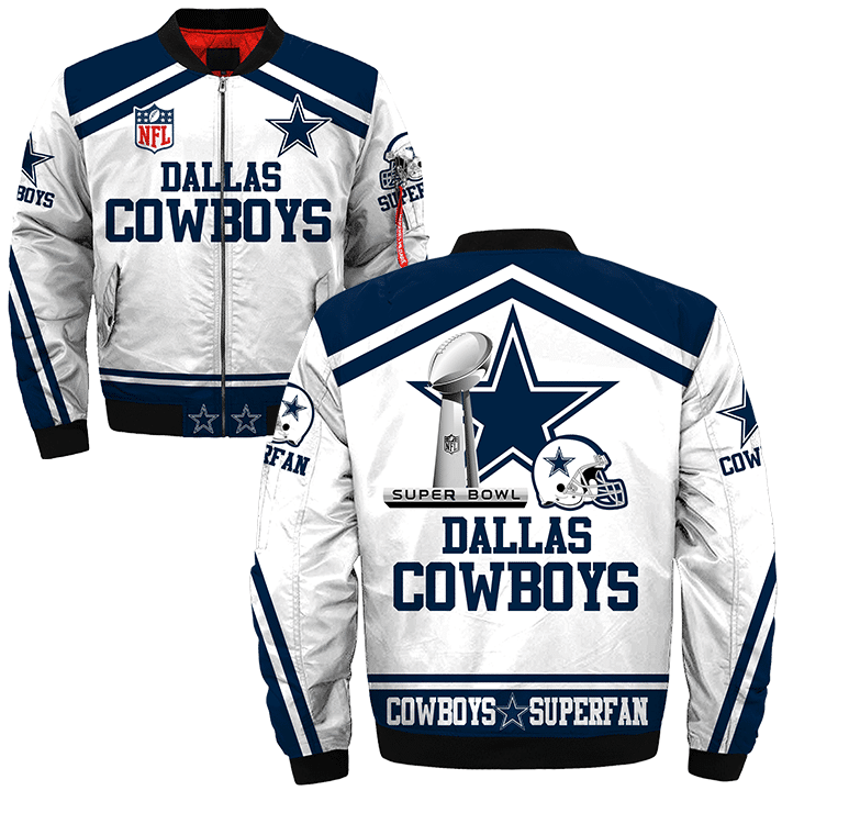 Dallas Cowboys Bomber Jacket Graphic 