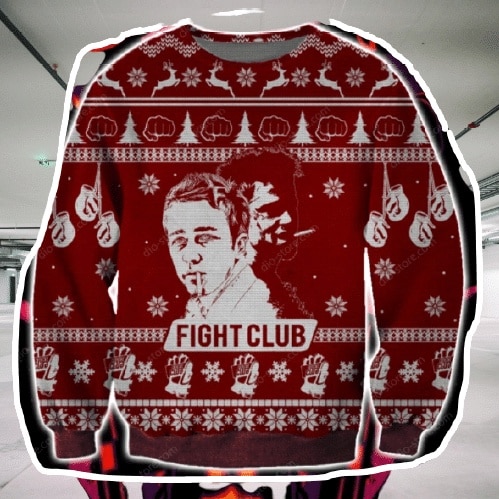 Fight Club Christmas Warmth Thicken Sweater Shirts 