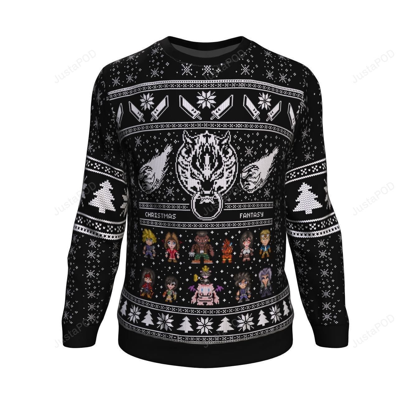 Final Fantasy Vii Ff7 Christmas Warmth Thicken Sweater Shirt