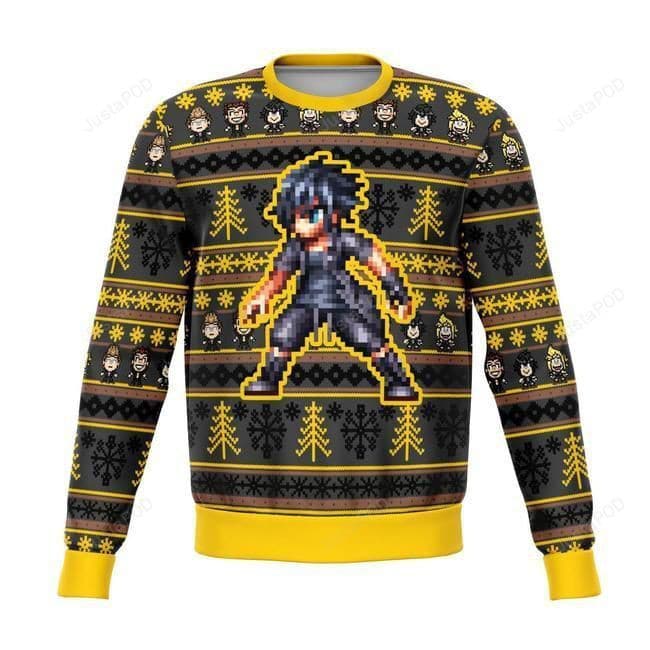 Final Fantasy Zack Christmas Warmth Thicken Sweater Shirts