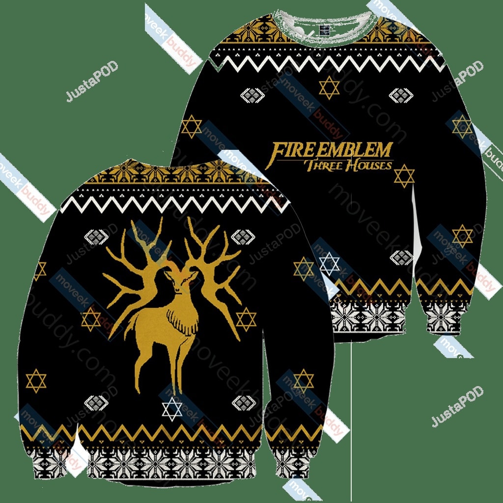 Fire Emblem Three HoUses The Golden Deer Christmas All-Over Print Thicken Sweater Shirt