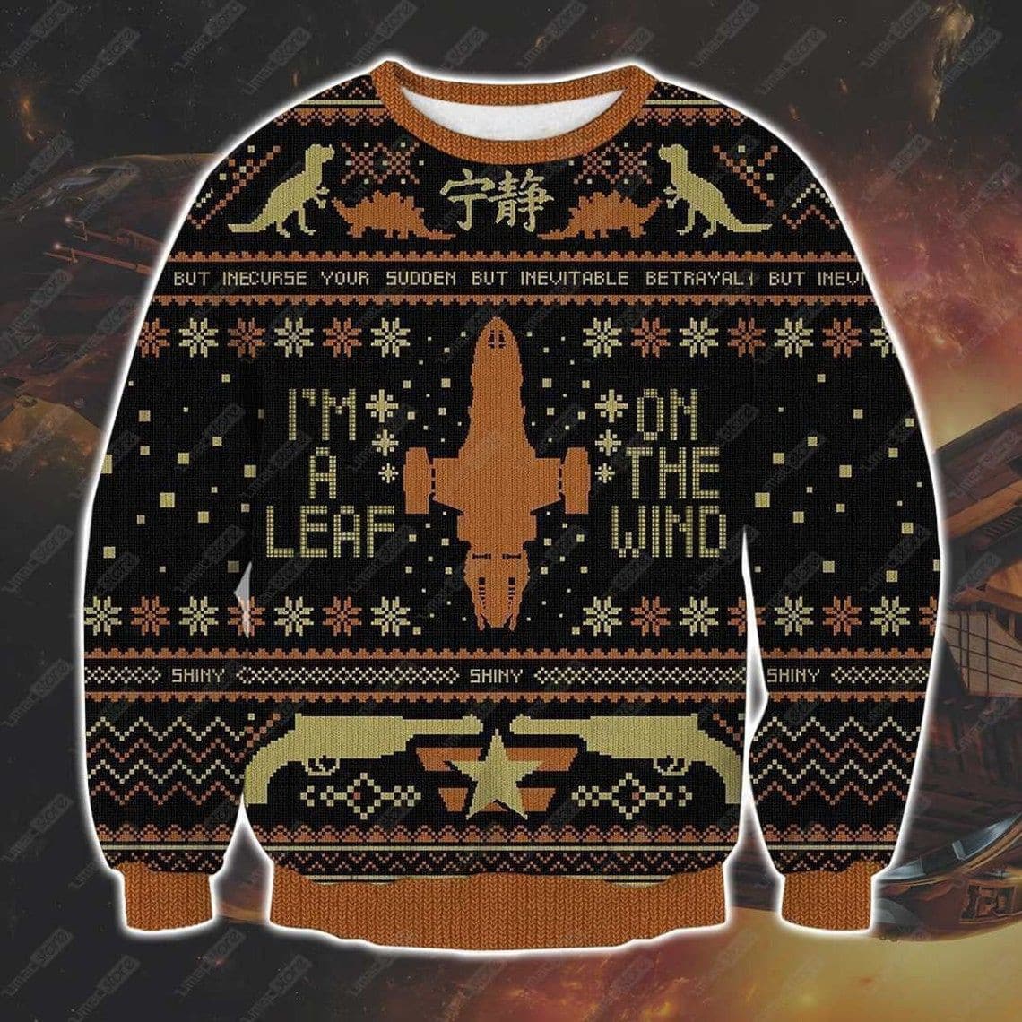 Firefly Knitting Pattern 3D Print All-Over Print Christmas Cold Weather Sweater Shirt