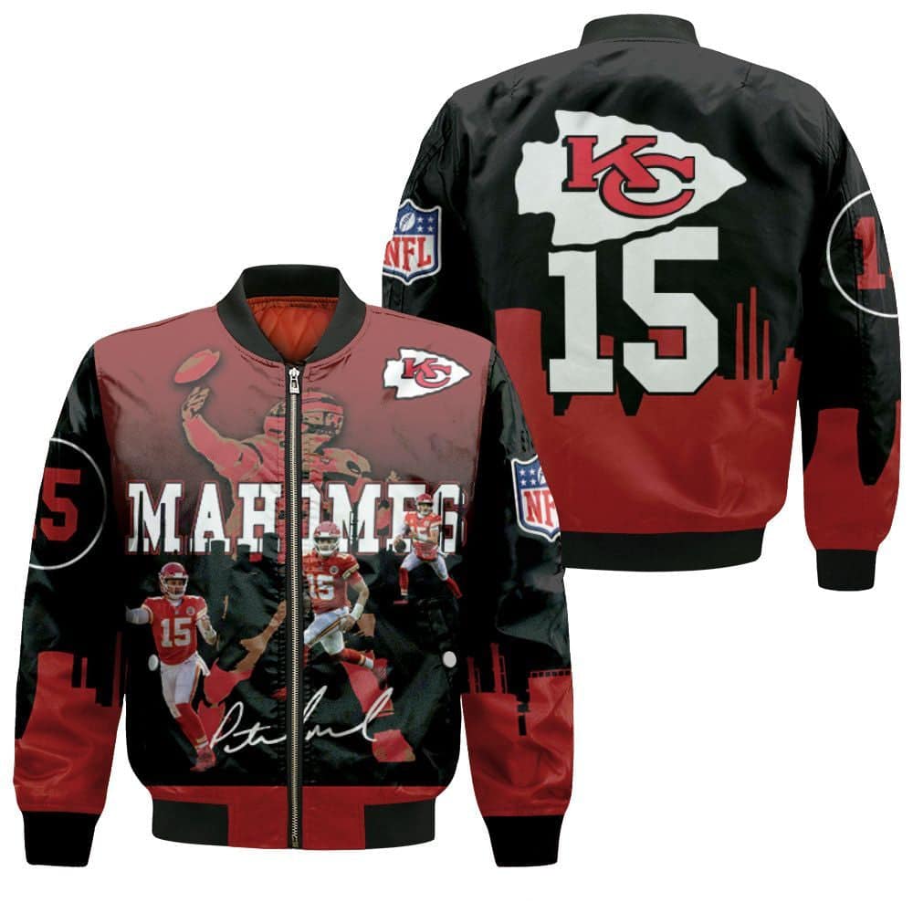 Kansas City Chiefs Bomber Jacket MTE002 - HomeFavo