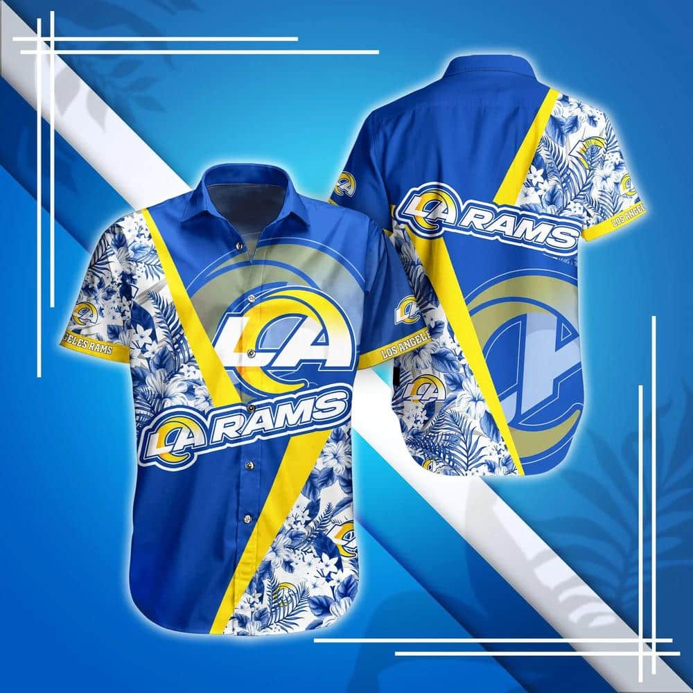 Los Angeles Rams NFL Hawaiian Shirt And Short Style Hot Trending Summer For Awesome Fans HFV