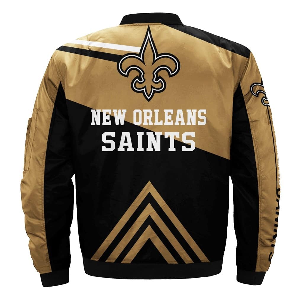 New Orleans Saints Bomber Jacket - HomeFavo