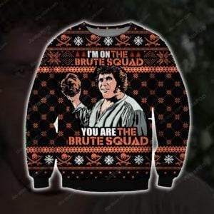 You Are The Brute Squad Knitting All Over Print Thicken Sweater