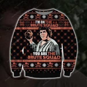 You Are The Brute Squad Knitting Christmas Warmth Thicken Sweater Shirt