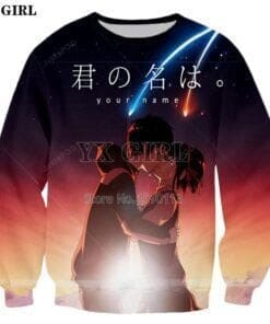 Your Name Christmas Warmth Thicken Sweater Shirt Print Sweater Shirt