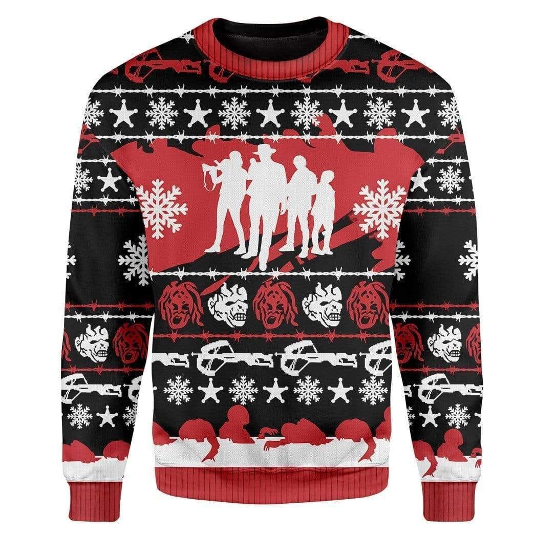 Zombieland Christmas Warmth Thicken Sweater Shirt Print Sweatshirt