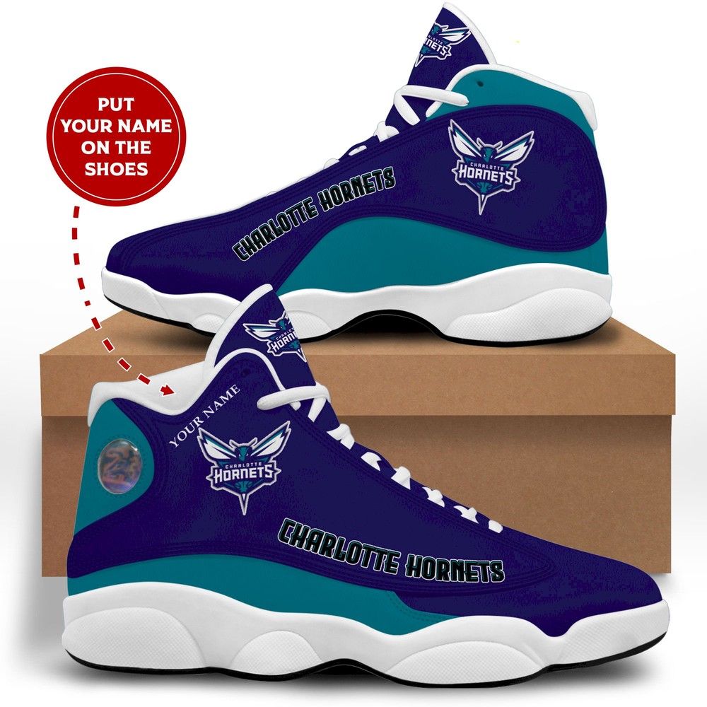 Charlotte Hornets NBA J13 Shoes Custom Retro Sneakers - HomeFavo