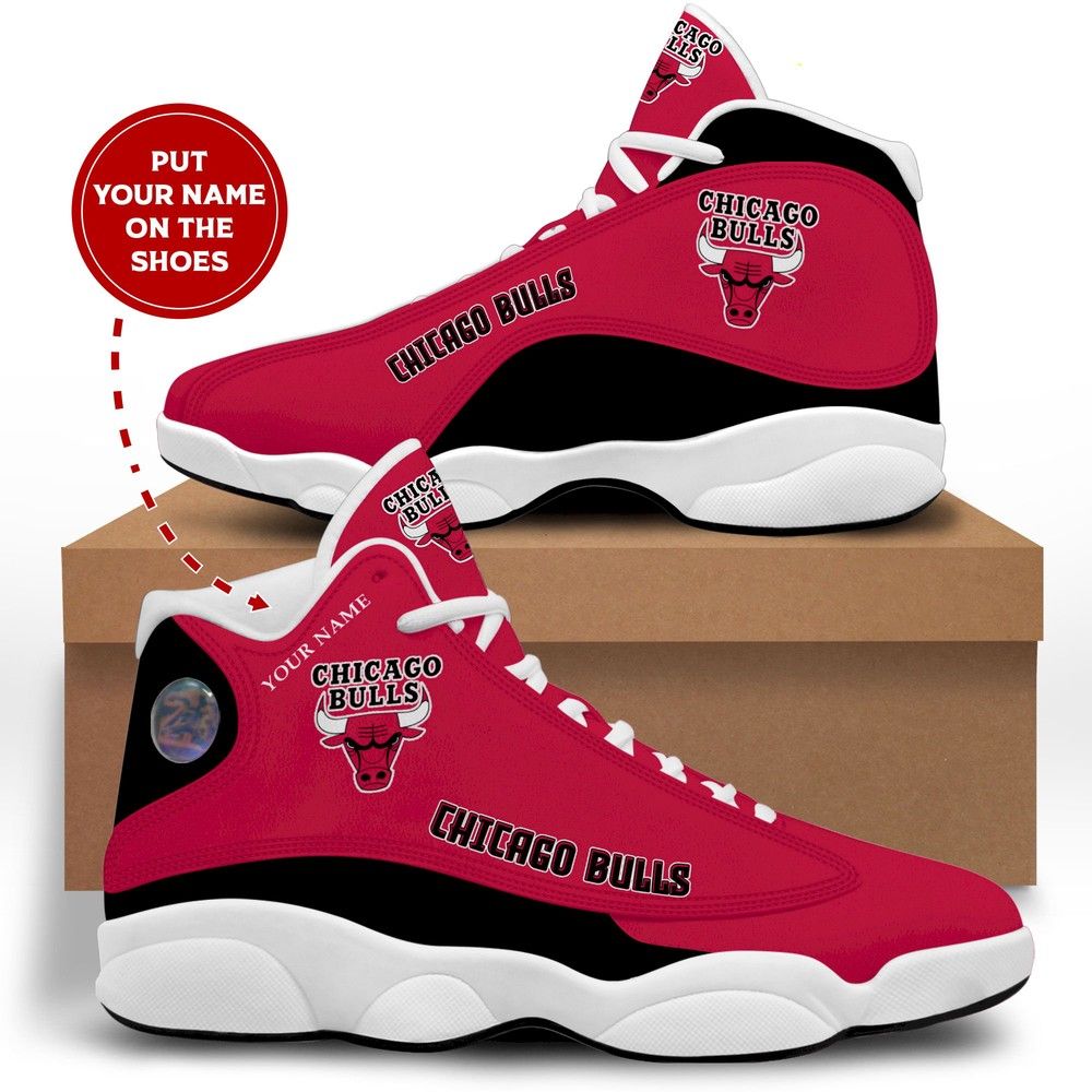 Chicago Bulls NBA J13 Shoes Custom Retro Sneakers - HomeFavo