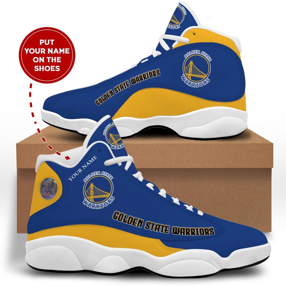 Golden State Warriors NBA J13 Shoes Custom Retro Sneakers - HomeFavo