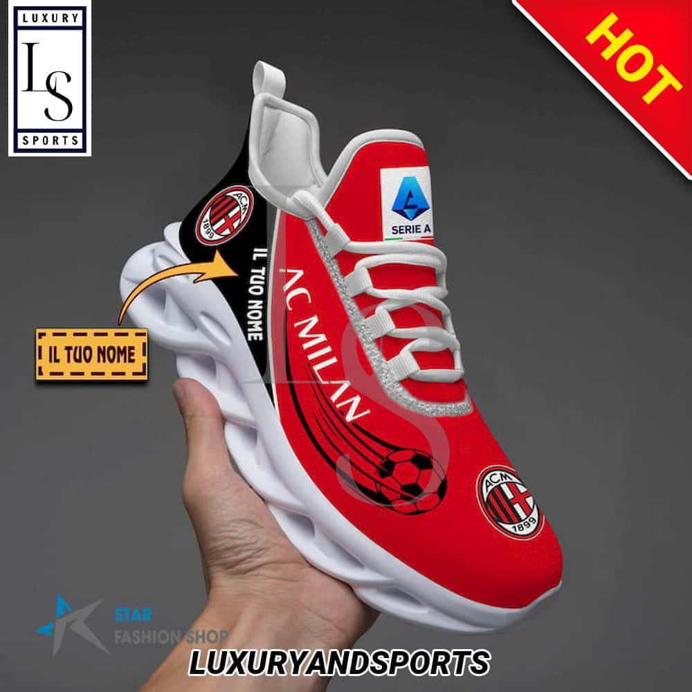 AC Milan Serie A Custom Name Max Soul Shoes 4