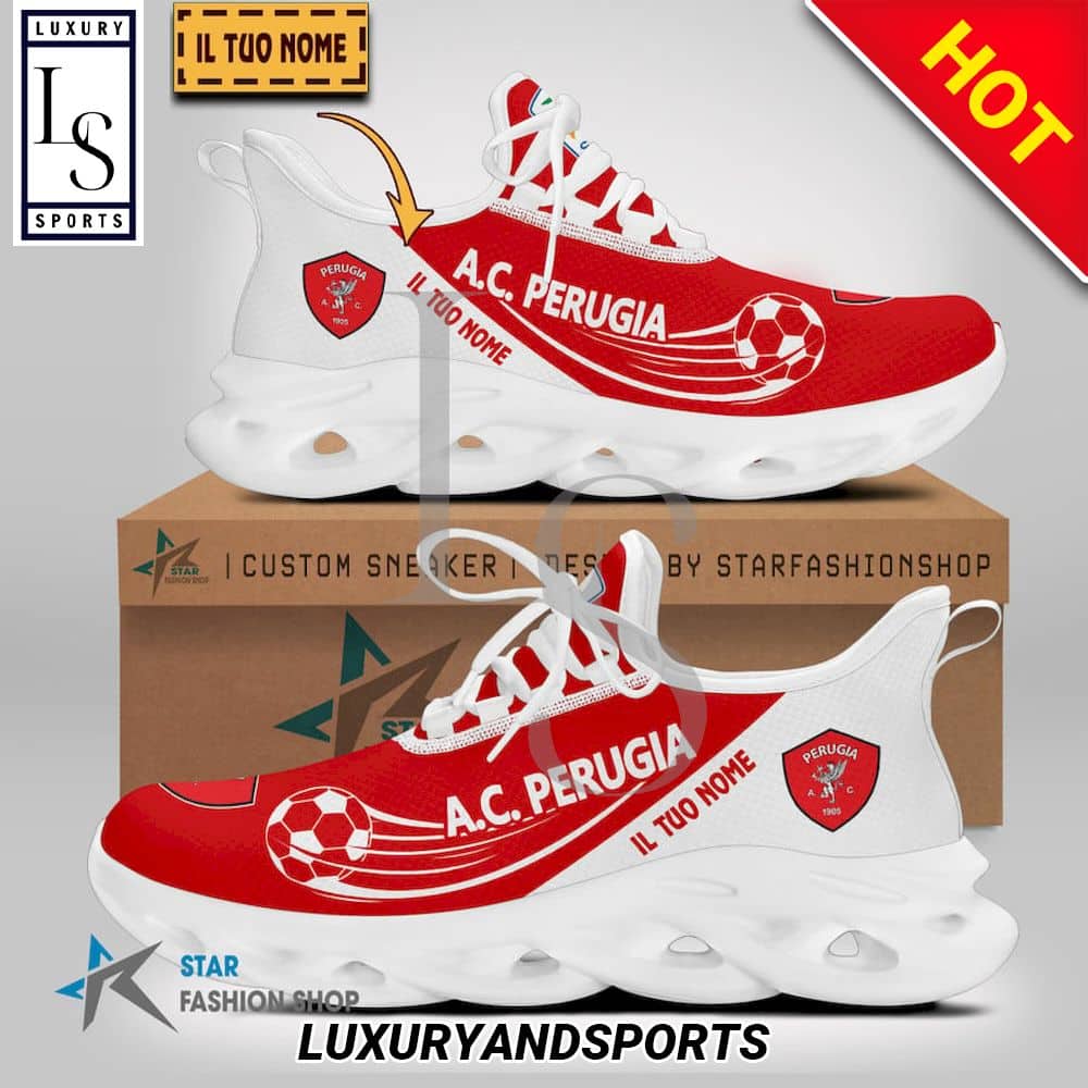 AC Perugia Serie B Custom Name Max Soul Shoes 1