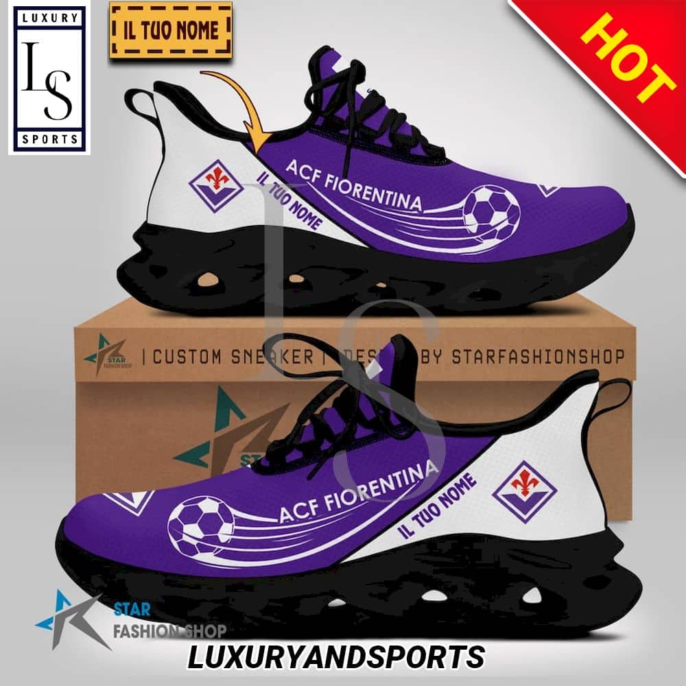 ACF Fiorentina Serie A Custom Name Max Soul Shoes 2