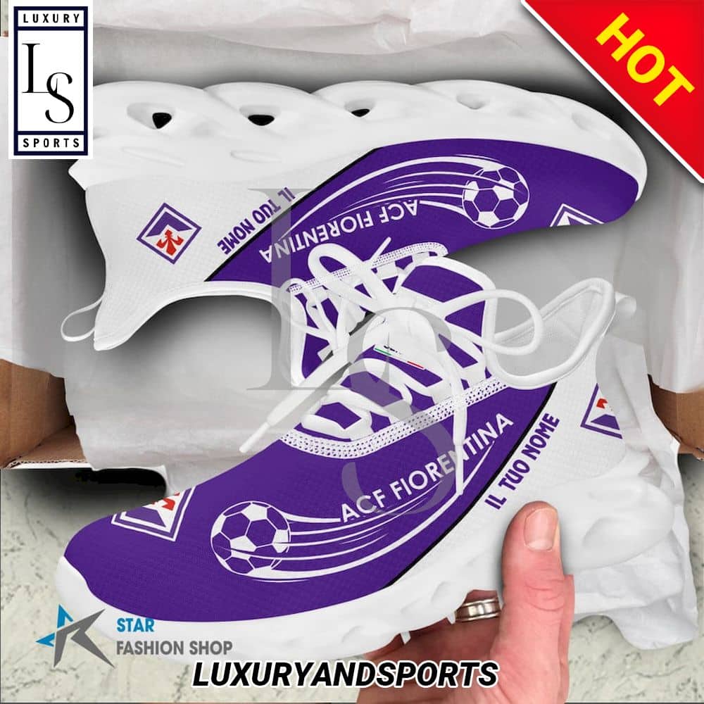 ACF Fiorentina Serie A Custom Name Max Soul Shoes 4