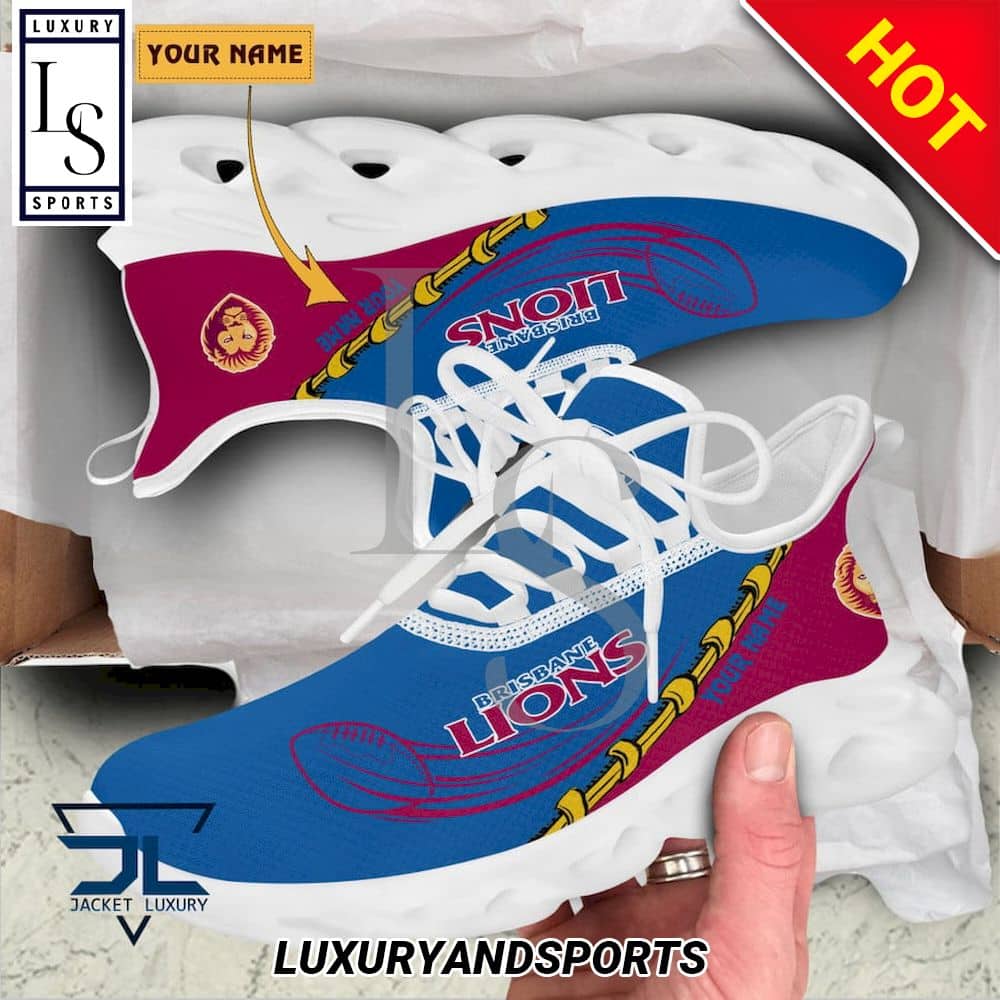 AFL Brisbane Lions Custom Max Soul Shoes 4